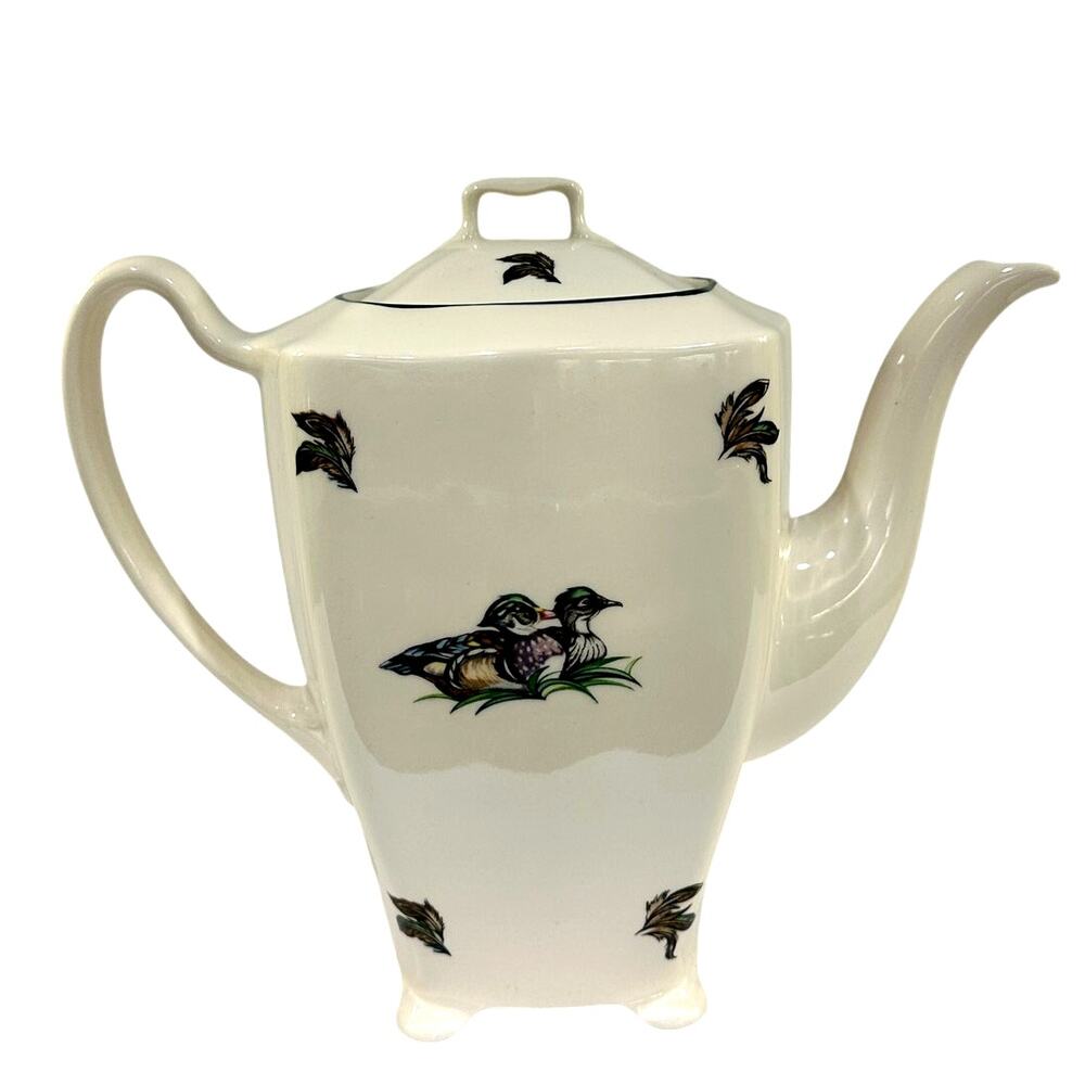 Johnson Brothers England Brookshire Earthenware Tall Coffee/Teapot-Excellent! - Picture 3 of 8